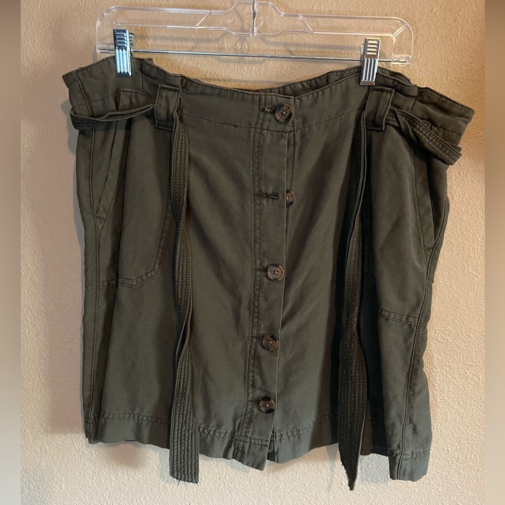 Button up canvas-style Maurices skirt